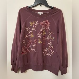 Embroidered Sweater: Size XL